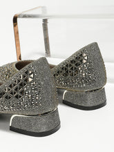 Women's Flat Korean Style Rhinestone Pointed Toe Soft Bottom Shoes, Low Heel French Fashion, Large Size